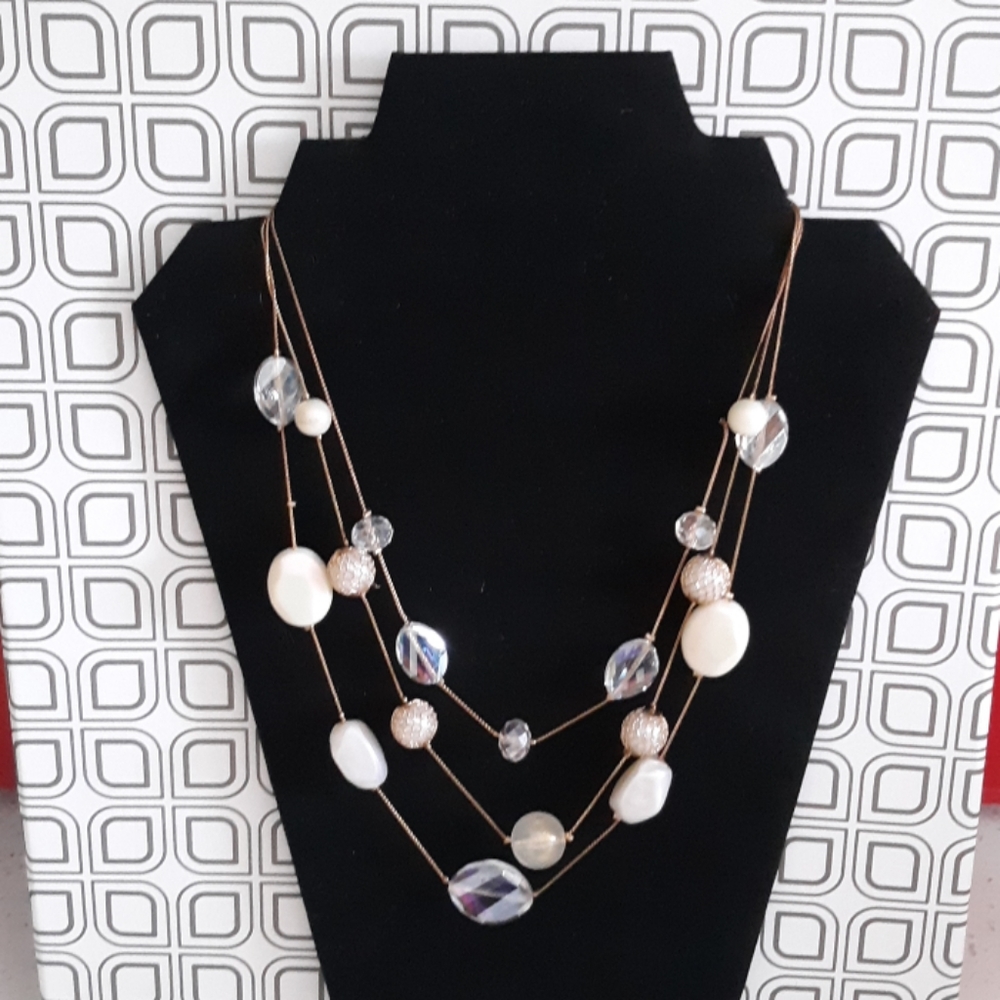 Charming Charlie Gold Tone Fashion Necklace